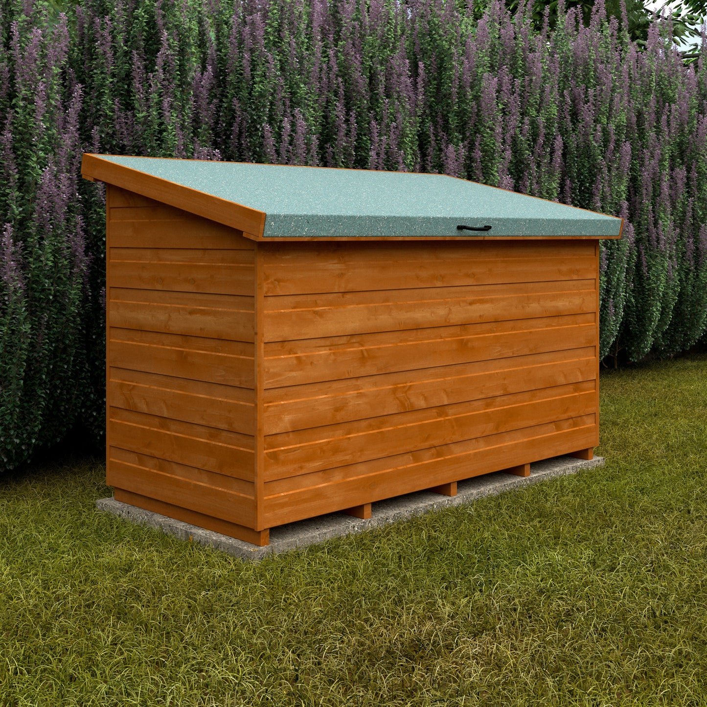 WELL GOOD STURDY WOODEN GARDEN TOOL CHEST